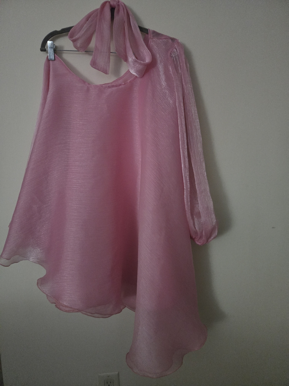 SHEIN Mesh One Sleeve Dress